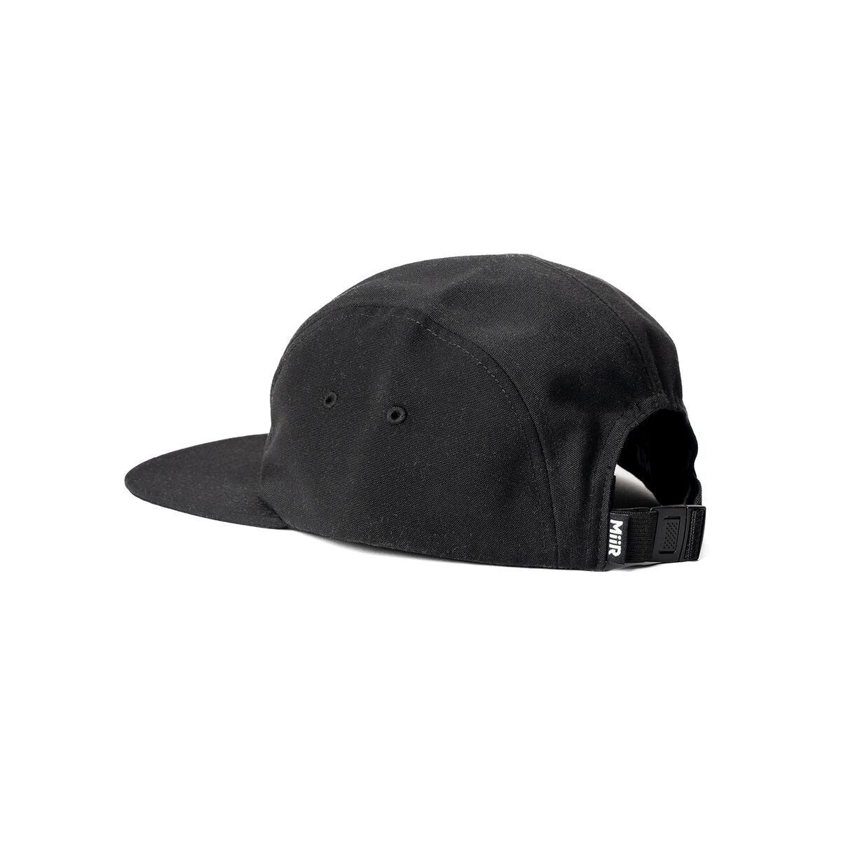 recycled-poly-flat-brim-5-panel-hat-y6 WebPDP-FlatBrim5PanelHat_Studio_Back_Black__HAT003002OS.jpg