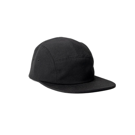 recycled-poly-flat-brim-5-panel-hat-e5 Web_PDP-FlatBrim5PanelHat_Studio_Front_Black.jpg